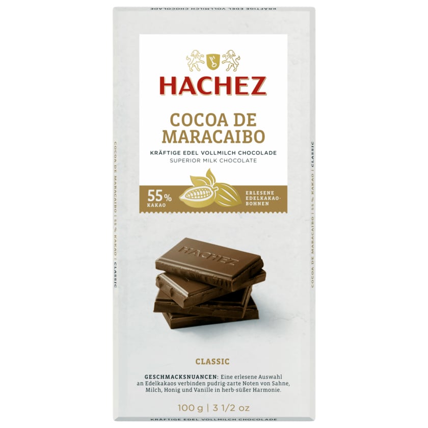 Hachez Schokolade Cocoa de Maracaibo 100g